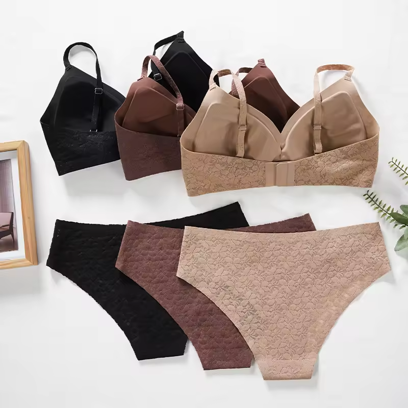 Combo Of 6 Bra & Panties Set Imported