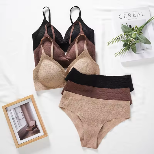 Combo Of 6 Bra & Panties Set Imported