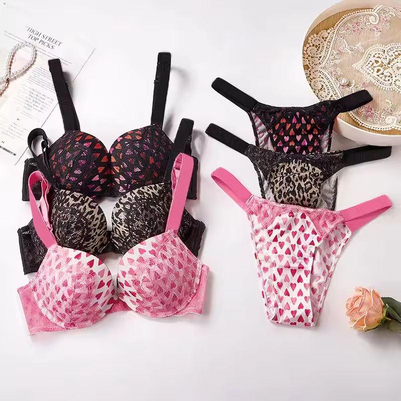 Combo Of 6 Bra & Panties Set Imported