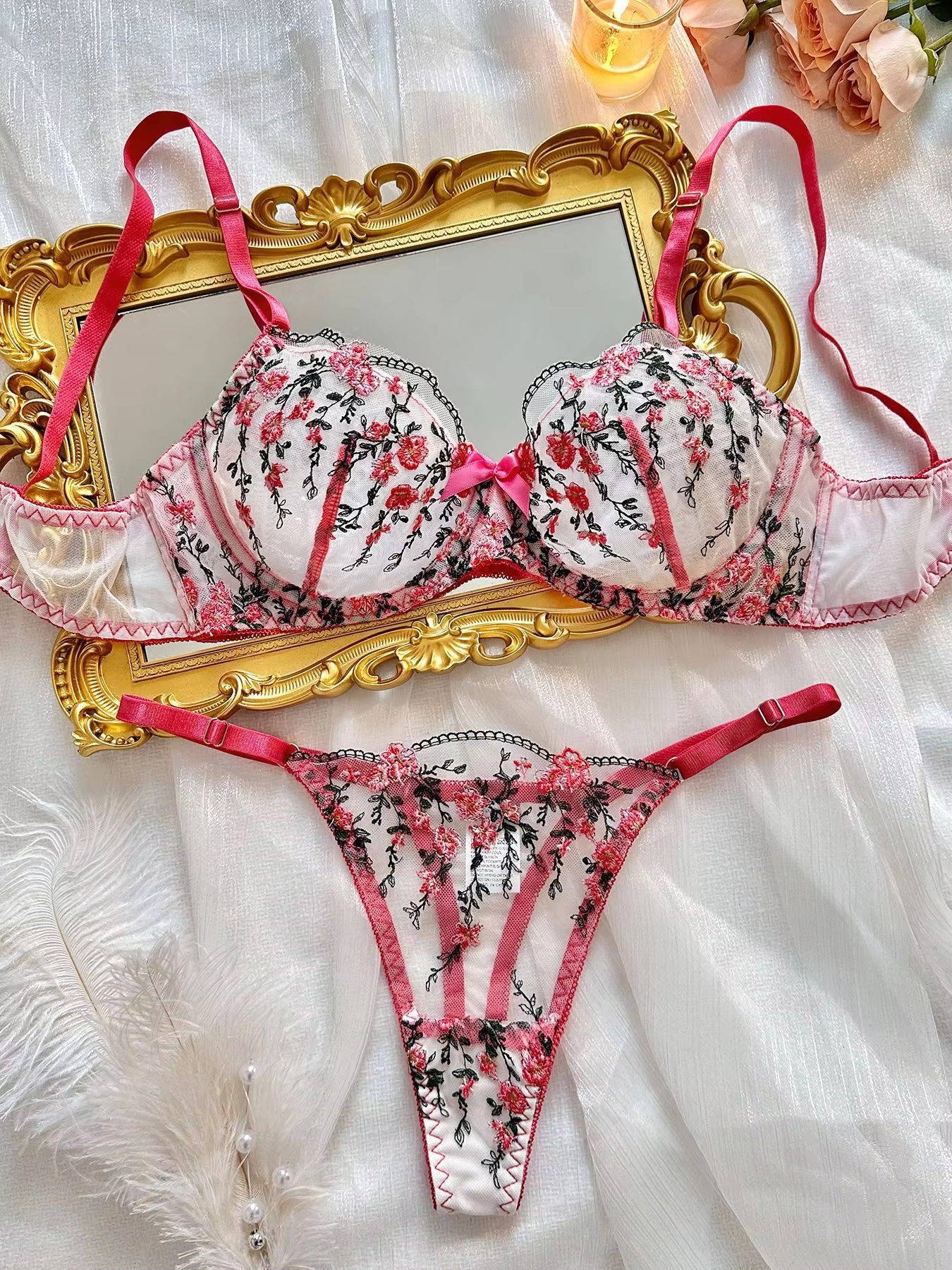 Combo Of 6 Bra & Panties Set Imported