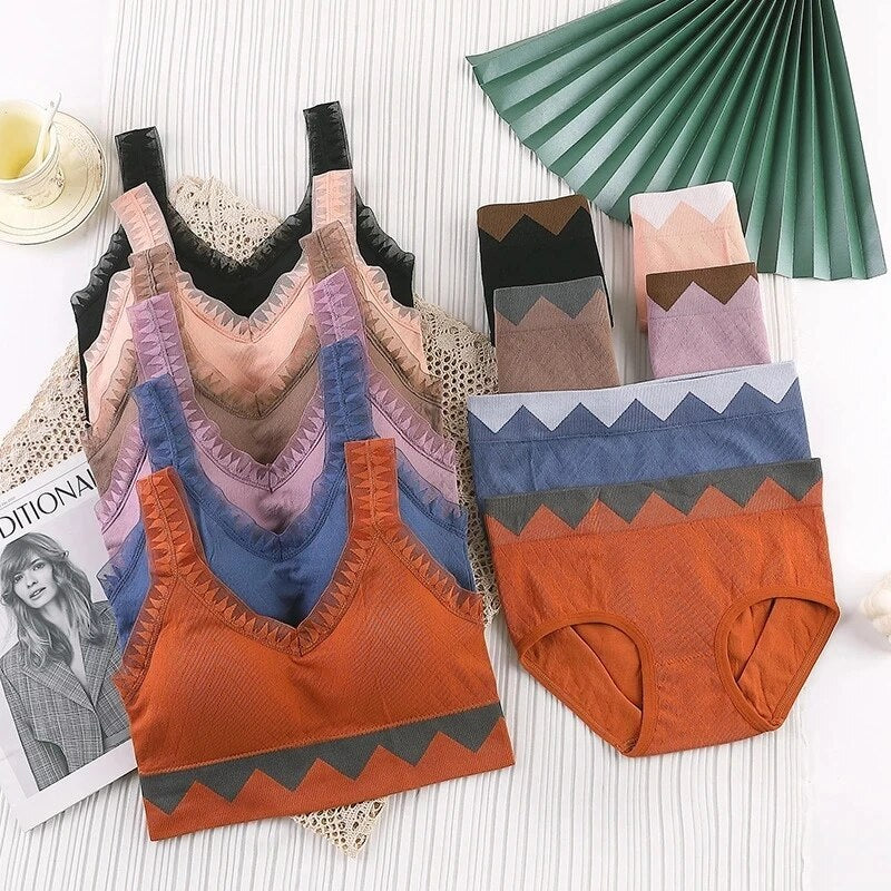 Combo Of 6 Bra & Panties Set Imported